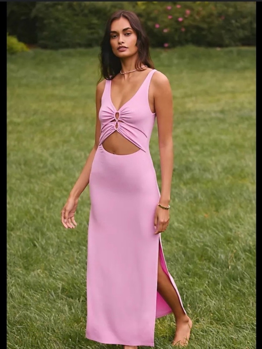L*Space Camille Pink Midi Dress